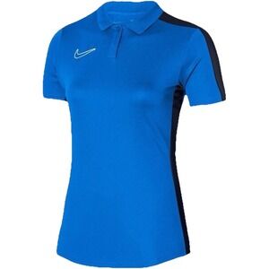Nike Women's Dri-FIT Academy Short Sleeve Polo Royal Blue Size XL NWT
